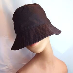 Vintage 90s Brownies Brown Camping Bucket Hat.